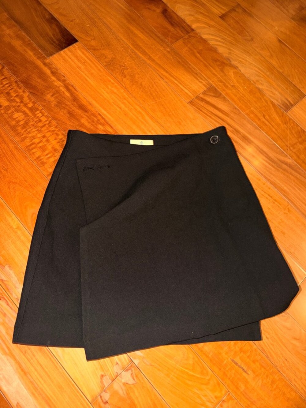 Babaton Black Wrap Skirt